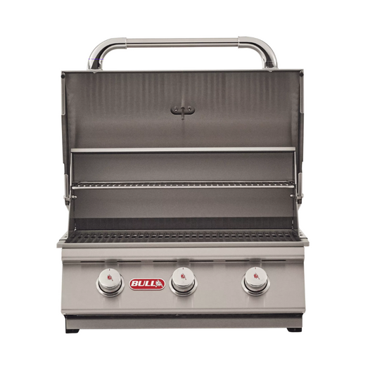 Bull Grills 24-Inch Steer 3-Burner Stainless Steel Built-In Gas Grill (69008/9)