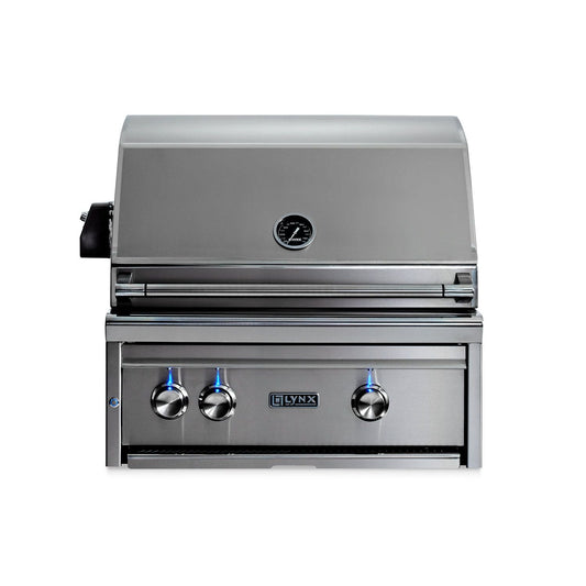 Lynx 27-Inch Built-In Professional Gas Grill with 2 Ceramic Burners - L27R-3-LP/NG