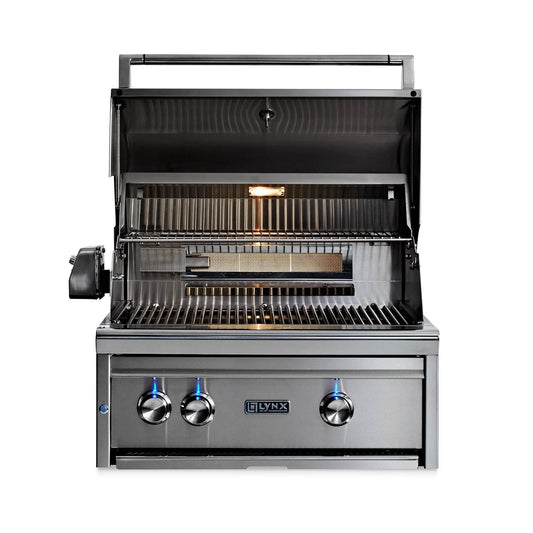 Lynx 27-Inch Built-In Professional Gas Grill with 2 Ceramic Burners - L27R-3-LP/NG