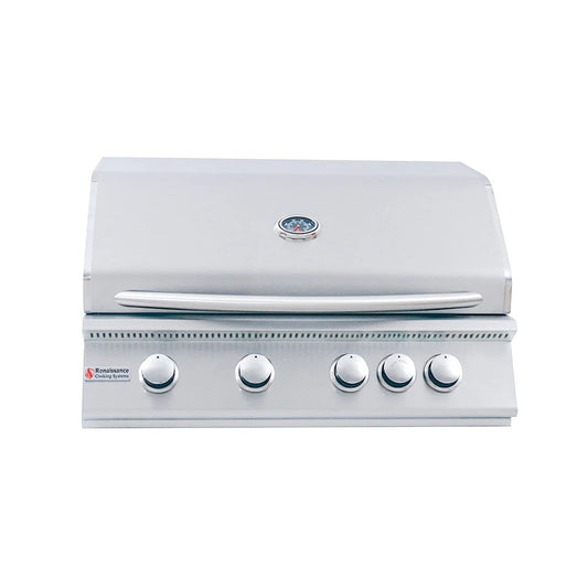 RCS Premier Series 32" Built-In Gas Grill with Rear Infrared Burner