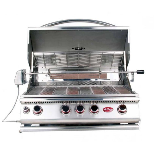 Cal Flame 4-Burner Convection Built-In Gas Grill, 32-Inch