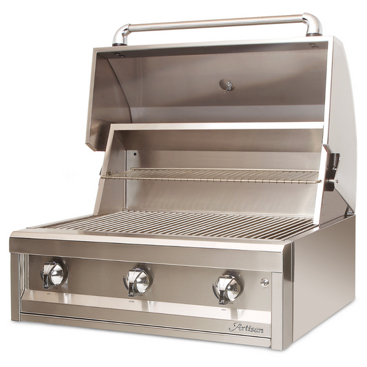 Artisan 32-Inch 3-Burner Built-In American Eagle Gas Grill (AAEP-32-NG/LP)