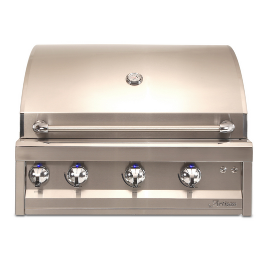 Artisan 32-Inch 3-Burner Built-In Professional Gas Grill With Rotisserie & Light (ARTP-32-NG/LP)