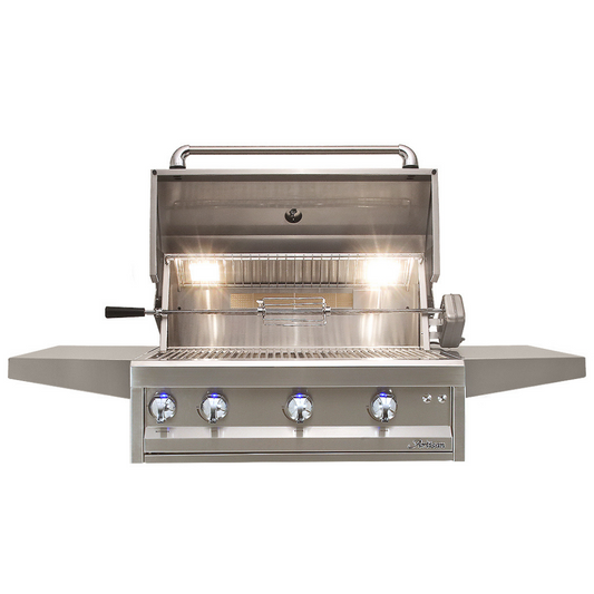 Artisan 32-Inch 3-Burner Built-In Professional Gas Grill With Rotisserie & Light (ARTP-32-NG/LP)