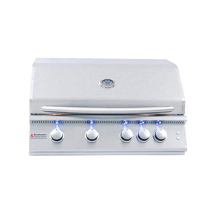 RCS Premier Series 32" Built-In Gas Grill with Rear Infrared Burner