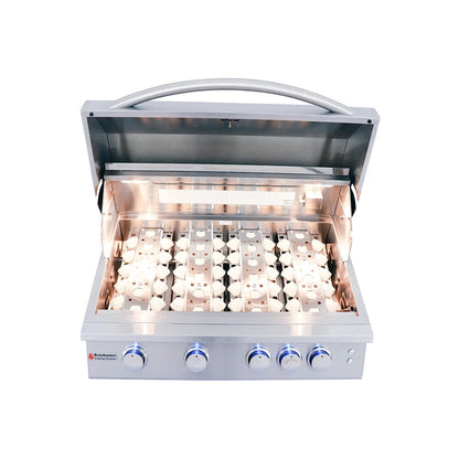 RCS Premier Series 32" Built-In Gas Grill with Rear Infrared Burner